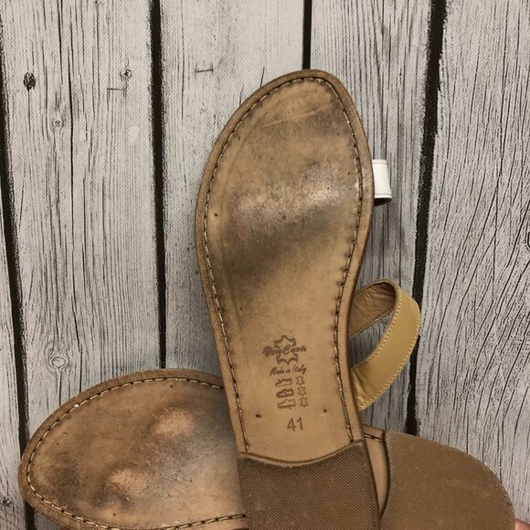 Capri Pride Handmade Leather Sandals Size 9 - Picture 5 of 6